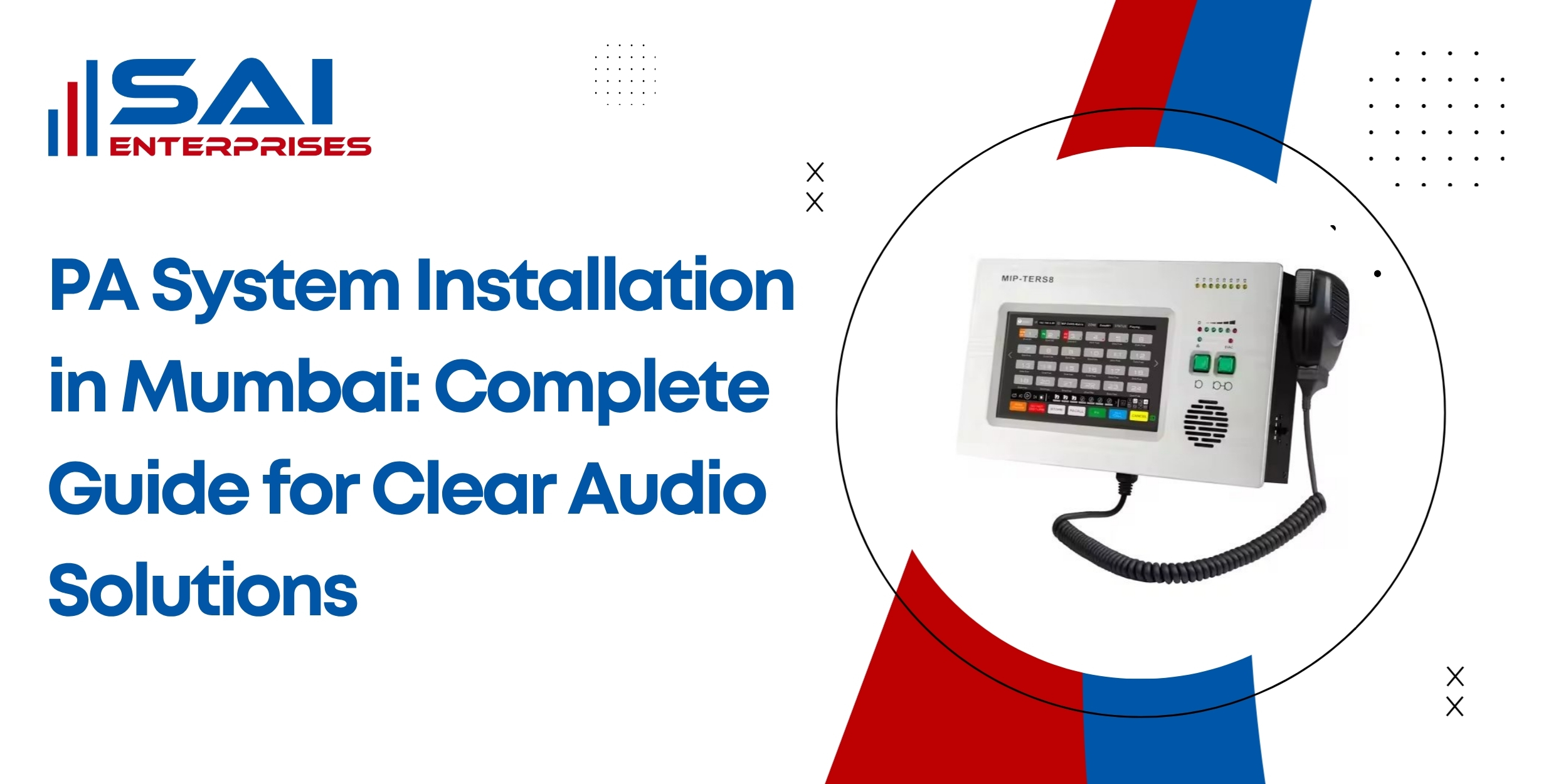 PA System Installation in Mumbai & Navi Mumbai: Complete Guide for Clear Audio Solutions